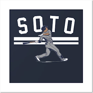 Juan Soto Slugger Swing Posters and Art